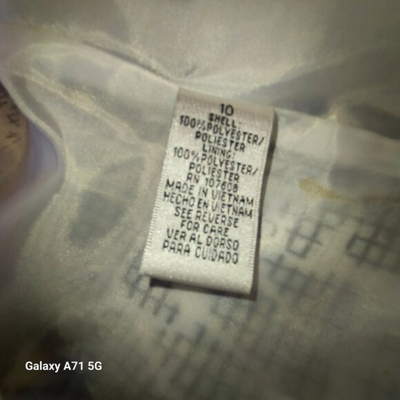 Isabella Size 10 Womans Blazer, Black and White, Animal Print, Lined, $Front Hid - Picture 5 of 7